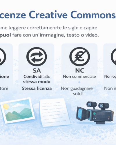 Le licenze Creative Commons: come leggere le sigle e usare correttamente le immagini